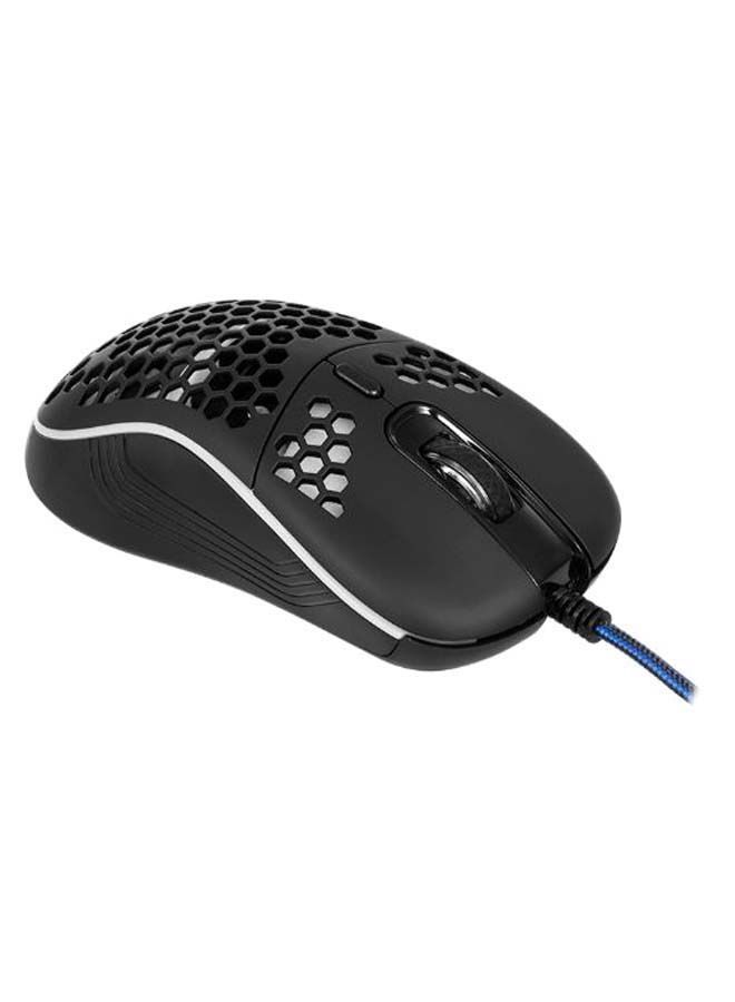 NIBEMINENT Adjustable Honeycomb Design Mouse Black  - Image 1