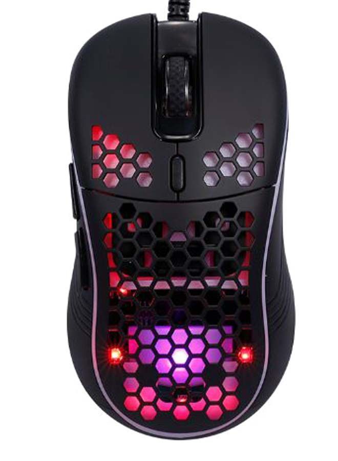 NIBEMINENT Adjustable Honeycomb Design Mouse Black  - Image 2