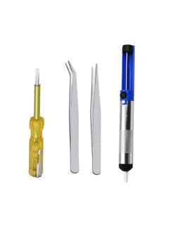 CRAFTS HAVELI CRAFTS HAVELI Combo of Digital Meter DT266 Tweezer 2Pc Tester Soldering Pump Anti Static Tweezer 2Pc 2in 1 Tester  - Image 2