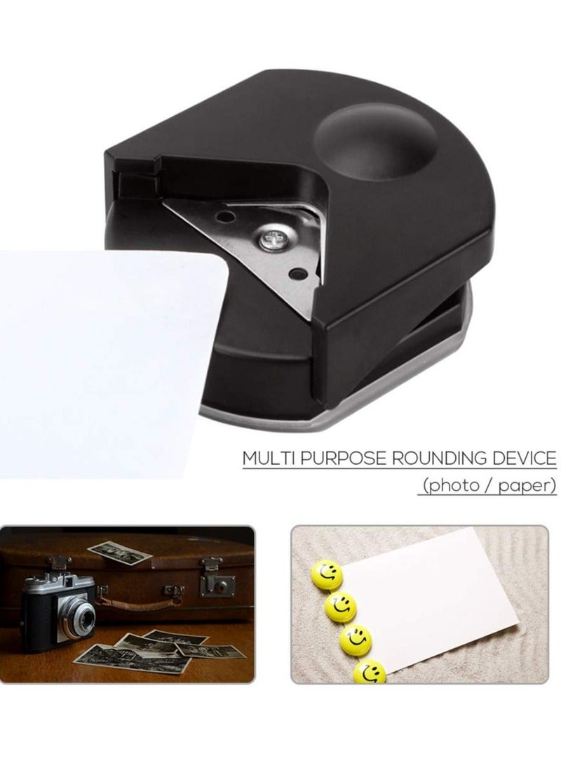 ZCM-HAPPY Portable A4 Paper Cutter with Precision Cutting Guide with 1 Piece of Paper Corner Rounder and Photo Corner Cutter, Ideal for Home and Office Use, Scrapbooking, Cardboard and Label Projects - Image 5