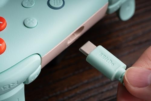 8Bitdo وحدة تحكم 8Bitdo Ultimate 2C السلكية لجهاز الكمبيوتر بنظام ويندوز وأندرويد، مع معدل استقصاء 1000Hz، عصي تحكم بتأثير هول وزر تشغيل بتأثير هول، وزر L4/R4 قابل لإعادة التعيين (نعناع) - Image 4