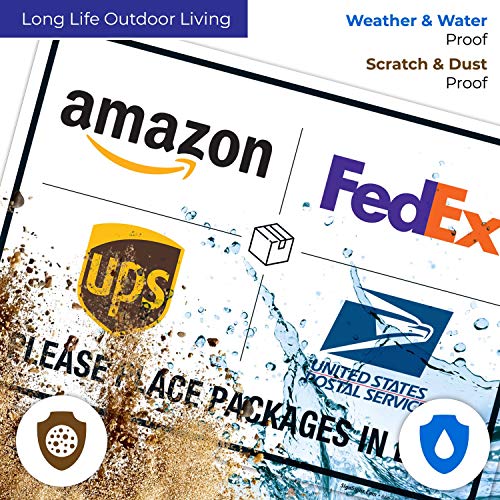 Sigo Signs Package Delivery Sign, Delivery Instructions Sign, 10x7 Inches, Rust Free .040 Aluminum, Fade Resistant, Made in USA - Image 5