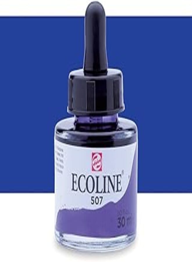 Ecoline Liquid Watercolour Bottle 30 ml ULTRAMARINE VIOLET 507