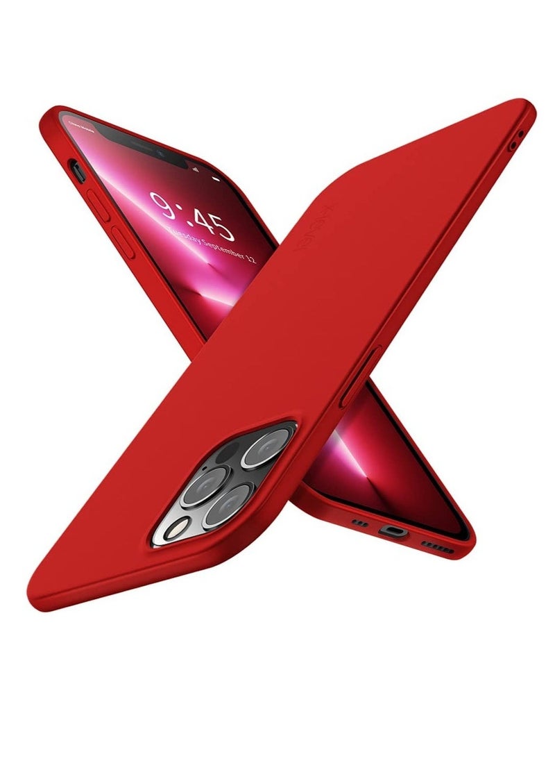 Raxoom حافظة آيفون 13 برو متوافقة نحيفة للغاية [سلسلة الحارس] طلاء مات نهائي TPU ناعم خفيف الوزن غطاء خلفي مع قبضة لآيفون 13 برو 6.1" - Image 1