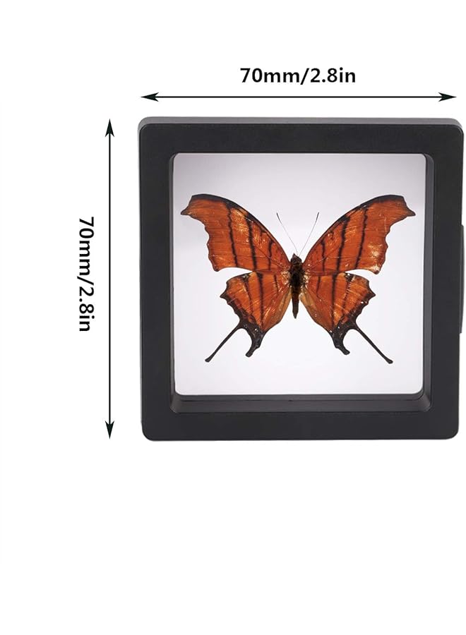 erorex Floating Display Case 20 Pcs Floating Jewelry Frame 7 X 7 X 2 Cm Silicone Frame For Challenge Coins Aa Medallions Jewelry Black - Image 2