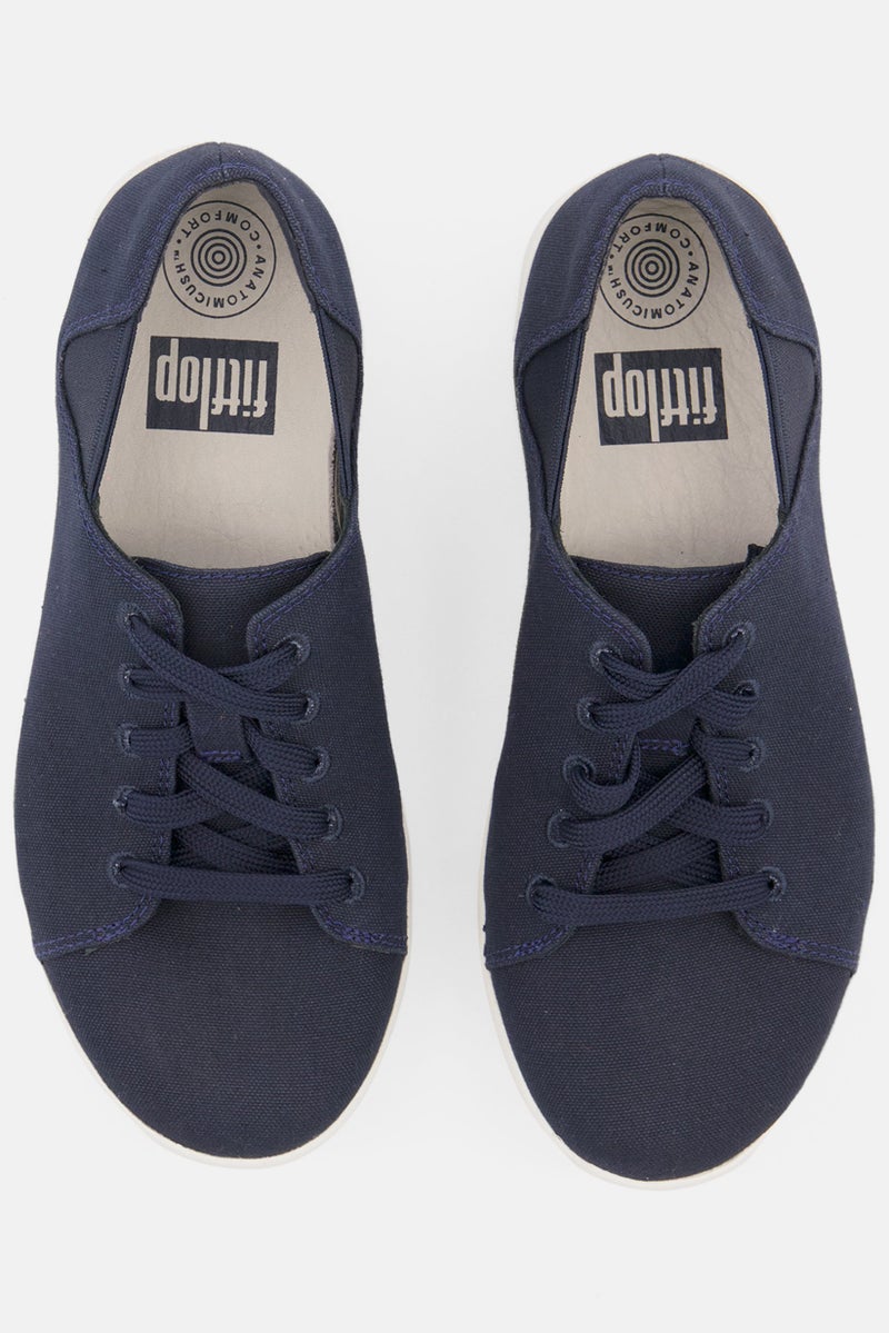 FitFlop Women F-Sporty Lace Up Sneakers, Navy  - Image 4