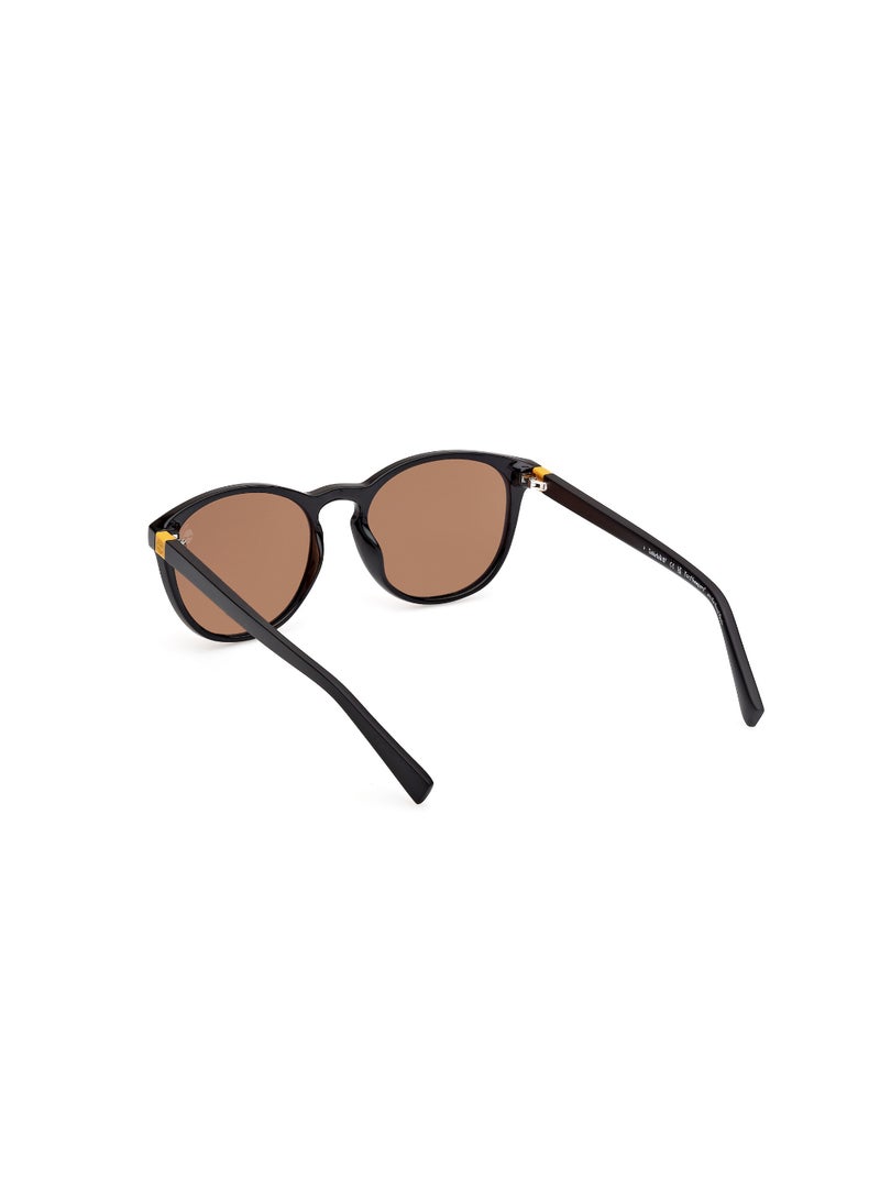 TIMBERLAND FULL RIM TEEN BOY ROUND BLACK INJECTED SUNGLASSES - Image 3