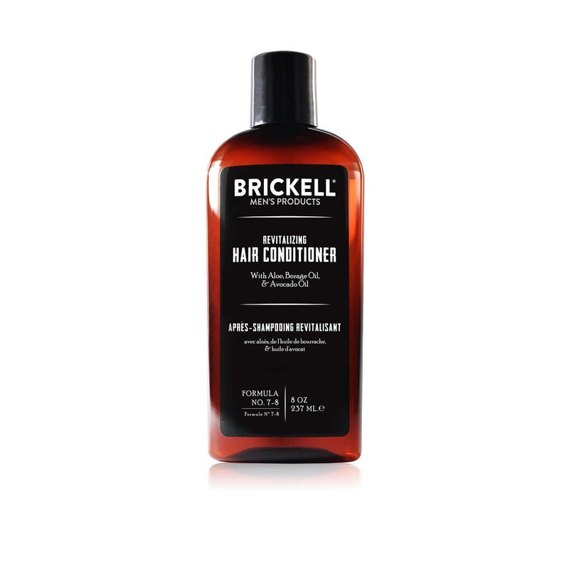 Brickell Men's Products Brickell Men's Revitalizing Hair Conditioner for Men, Natural and Organic Nourishing Hair Conditioner, Restores Shine and Moisture, 8 Ounce, Scented, New Formula - Image 1