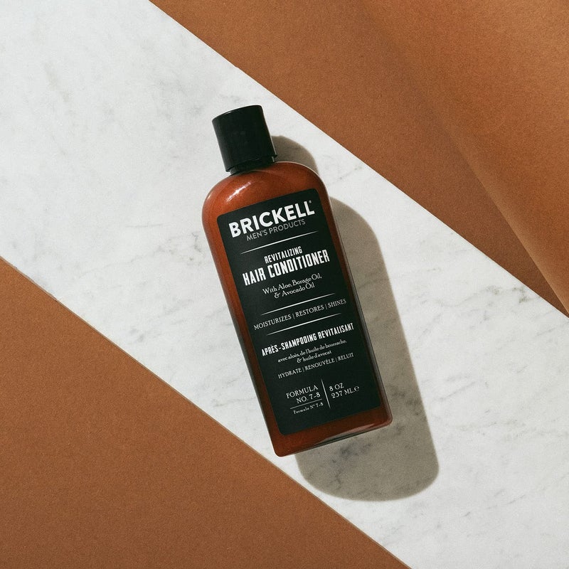 Brickell Men's Products Brickell Men's Revitalizing Hair Conditioner for Men, Natural and Organic Nourishing Hair Conditioner, Restores Shine and Moisture, 8 Ounce, Scented, New Formula - Image 3