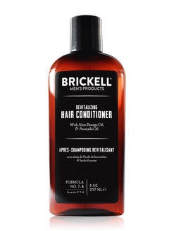 Brickell Men's Products Brickell Men's Revitalizing Hair Conditioner for Men, Natural and Organic Nourishing Hair Conditioner, Restores Shine and Moisture, 8 Ounce, Scented, New Formula 