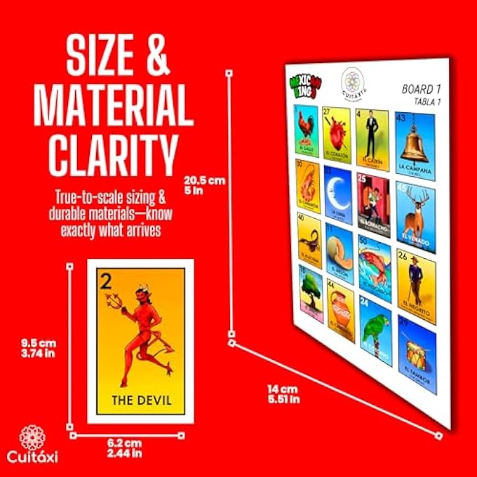 CuitÃ¡xi لعبة Loteria المكسيكية البنغو مع 100 بيزو مكسيكي ل 20 لاعبا Loteria de lujo Mexicana Loteria Mexicana Juegos de mesa الألعاب الإسبانية مكسيكي البنغو لوتيريا لوحة الألعاب - Image 3