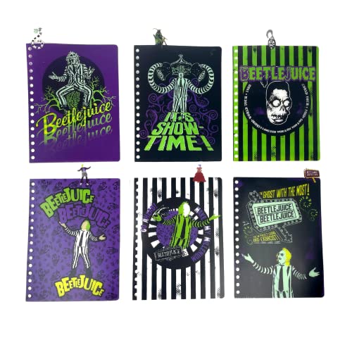 Innovative Designs Beetlejuice Tab Journal Notebook, Spiral Bound, 144 Lined Pages, 8 x 7 inche - Image 4