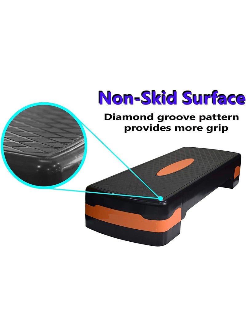 بلومنغ تايم منصة تدريب خطوة بخطوة قابلة للتعديل للتمرين الهوائي، معدات تمارين رياضية للنساء في المنزل - Image 3