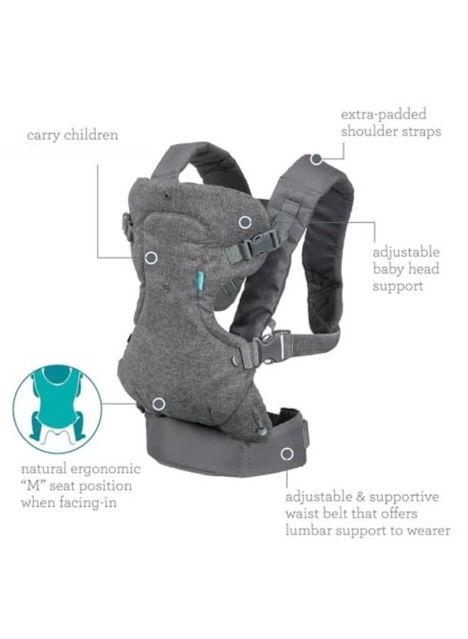 Zimtal Flip Advanced 4-in-1 Carrier: Ergonomic, convertible, capable of carrying older children weighing 3.5 to 14.5kg both face-in and face-out on the front and back - Image 5