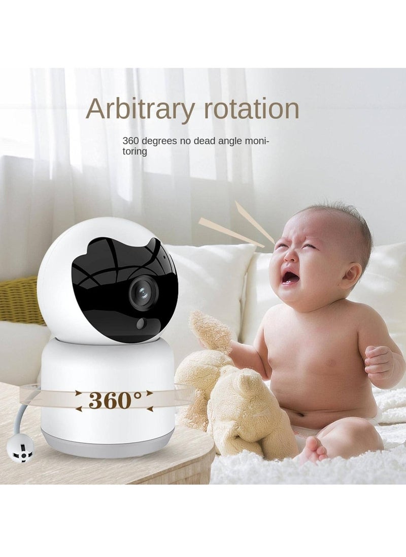 TUYA - Smart Baby Monitor, 1080p HD WIFI Monitoring Wireless Camera, Mobile Phone Remote Indoor Home Network Camera, Two Way Audio Babysitting Camera With Temperature And Humidity - Image 1