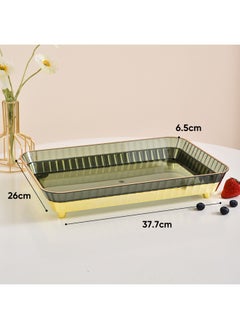 NKX Decorative Tray Cosmetic Storage Case for Kitchen and Bathroom  - Image 2