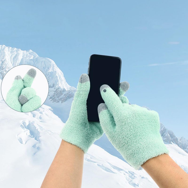 2 Pairs Spa Moisturizing Gloves with Essential Oil Gel, Touchscreen Beauty Care Mittens for Dry Cracked Hands, Exfoliating and Hydrating Hand Covers for Adult Skin Care - Image 5