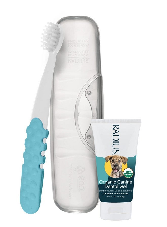 RADIUS USDA Organic Dental Solutions Puppy Kit 2 Units, Kit Includes 1 Dog Toothbrush & 1 0.8oz Toothpaste, Ultra Soft Bristle & Non Toxic Toothpaste for Dogs, Designed to Clean Teeth, Xylitol Free - Image 5