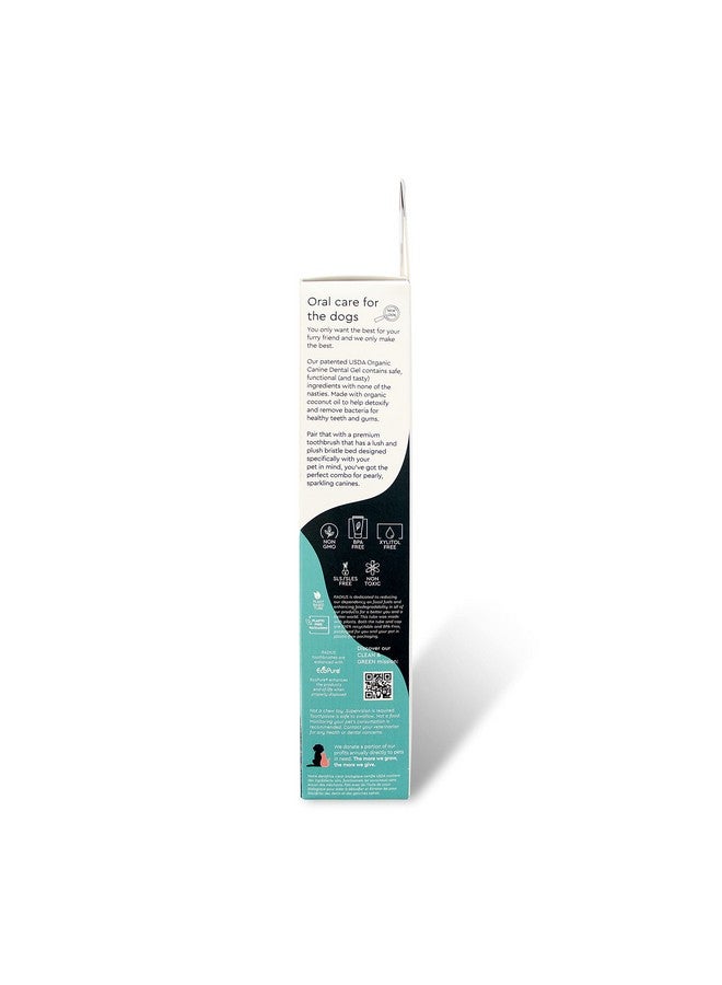 RADIUS USDA Organic Dental Solutions Puppy Kit 2 Units, Kit Includes 1 Dog Toothbrush & 1 0.8oz Toothpaste, Ultra Soft Bristle & Non Toxic Toothpaste for Dogs, Designed to Clean Teeth, Xylitol Free - Image 3