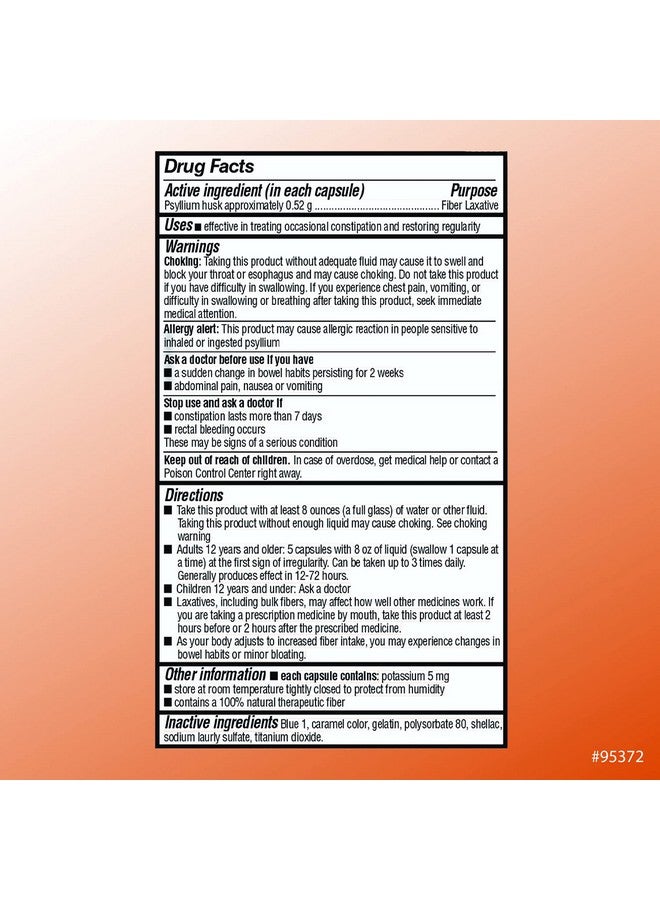 Quality Choice كبسولات الألياف اليومية مكمل طبيعي من قشور السيليوم 160 كبسولة (عبوة من 1) - Image 4