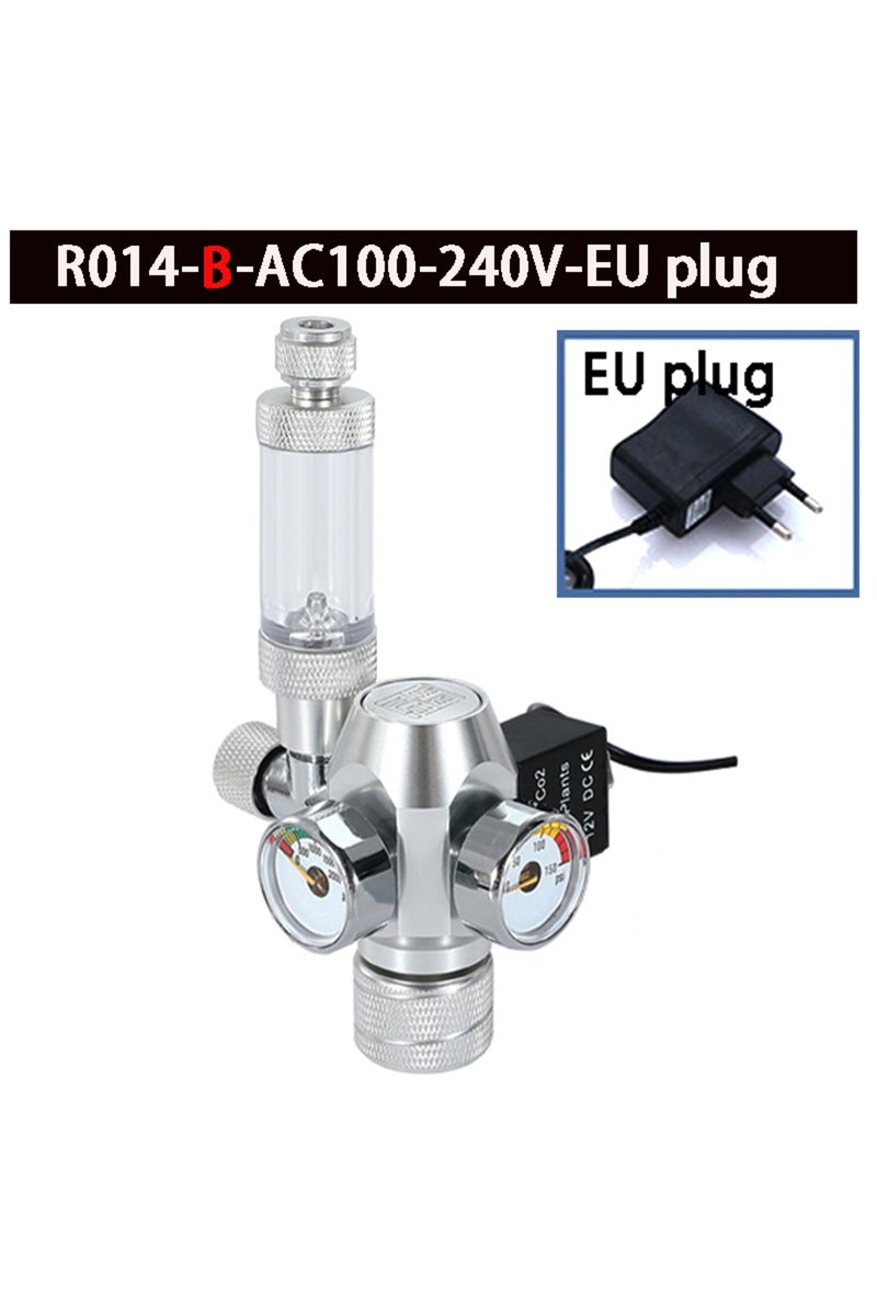 إيروريكس قابس W21.8 R104-B-EU، منظم ثاني أكسيد الكربون لحوض السمك، صمام كهرومغناطيسي، عداد فقاعات، تحكم في ثاني أكسيد الكربون، 2024، يمكنك تركيبه بنفسك