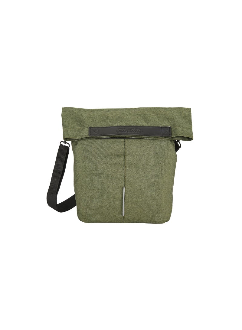 Electra Bicycle Company Basil City 15L Water-Resistant Rear Rack Pannier Bag with Shoulder Strap, Olive - Image 4