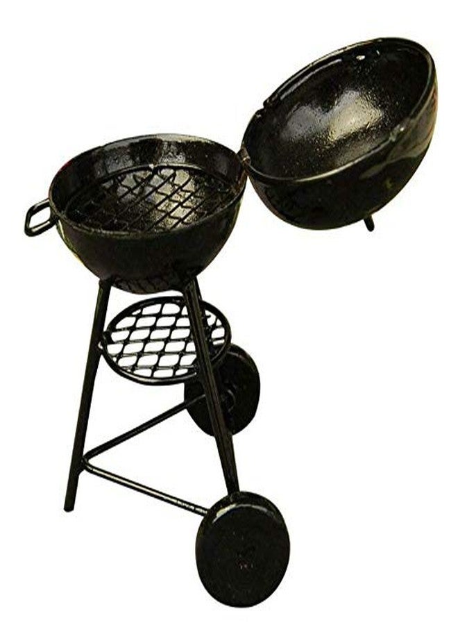 EatingBiting 1:12 Dollhouse Miniature Furniture Room Kitchen Utensils Garden Round BBQ Oven Grill for Kitchen Dollhouse Decor of Livingroom, Bedroom, Diningroom,Study Room, Sewing Room - Image 1
