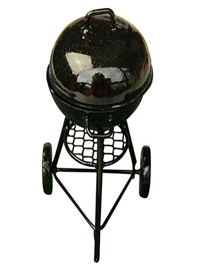 EatingBiting 1:12 Dollhouse Miniature Furniture Room Kitchen Utensils Garden Round BBQ Oven Grill for Kitchen Dollhouse Decor of Livingroom, Bedroom, Diningroom,Study Room, Sewing Room - Image 2