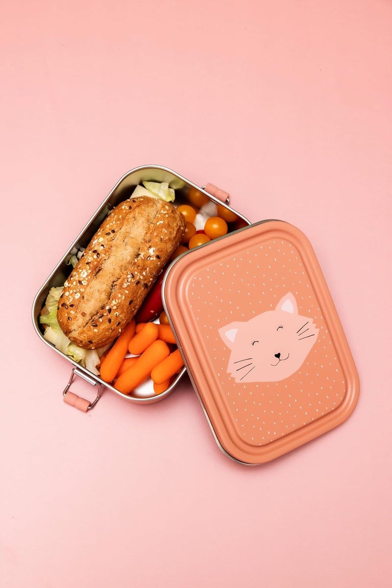 Trixie Children's Stainless Steel Lunch Box - Small Model - Mr Cat - Image 5