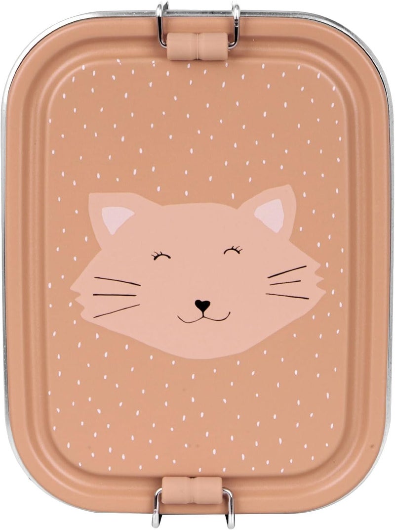 Trixie Children's Stainless Steel Lunch Box - Small Model - Mr Cat - Image 2