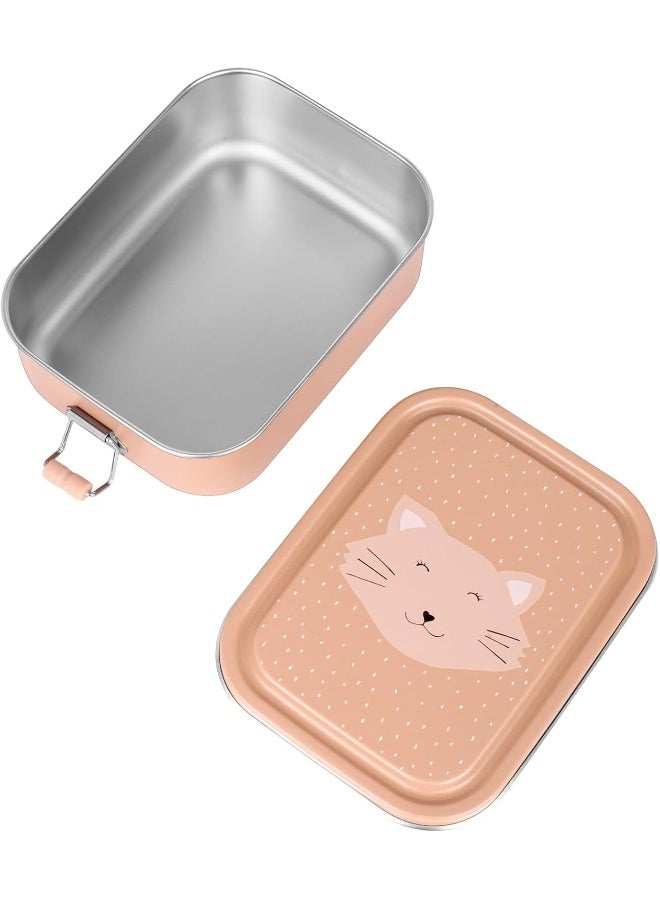 Trixie Children's Stainless Steel Lunch Box - Small Model - Mr Cat - Image 4