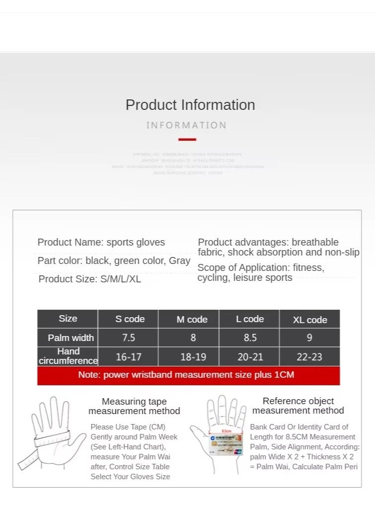 GO Fitness Gloves for Men & Women, Anti-Slip Half Finger Gloves for Gym, Weight Training, Bodybuilding, and Cycling  - Image 2