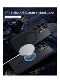 ESR ESR for Samsung Galaxy S25 Ultra Case, Compatible with MagSafe, Magnetic Case for Samsung Galaxy S25 Ultra,Grade Protection, Classic Hybrid Case (HaloLock), Frosted Black  - Image 2