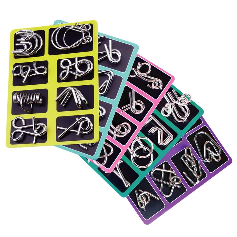 Net Red Explosions Puzzle Nine Series Burning Brain Adult Children Gift Unring Intelligence Toys Intelligence Buckle Suit - Image 1