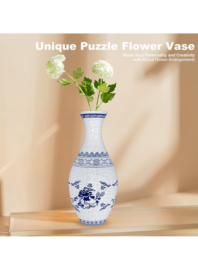 KUYING 3D Puzzle Vase House Living Room Decoration Flower Arrangement Home Decor  - Image 5