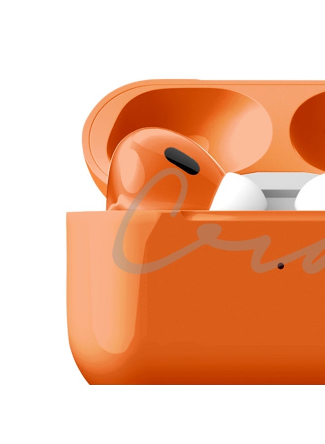 Craft Merlin Craft Customized Apple AirPods Pro 3 – Cosmic Orange Hand-Painted Finish, Personalized Wireless Earbuds, Vibrant Aesthetic Gift (Cosmic Orange 17) - Image 3