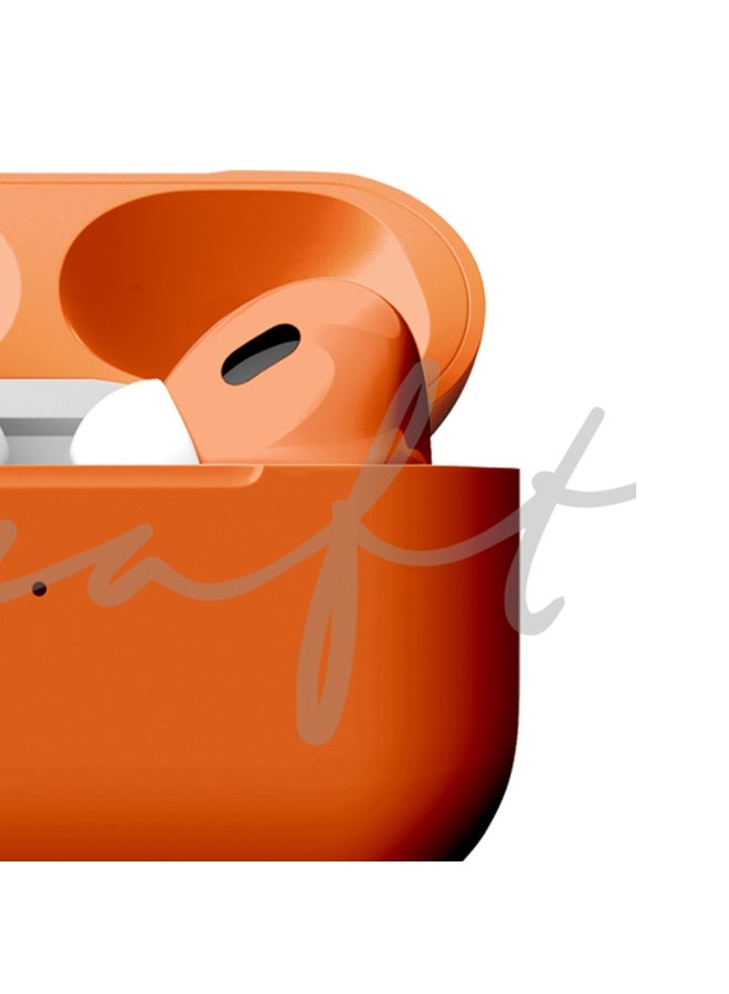 Craft Merlin Craft Customized Apple AirPods Pro 3 – Cosmic Orange Hand-Painted Finish, Personalized Wireless Earbuds, Vibrant Aesthetic Gift (Cosmic Orange 17) - Image 4