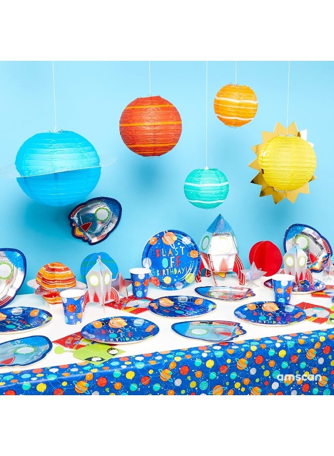 Amscan Blast Off Birthday Table Decorating Kit - Image 1