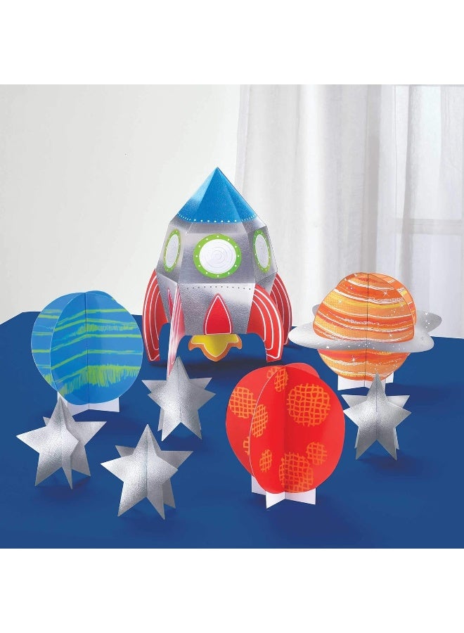 Amscan Blast Off Birthday Table Decorating Kit - Image 3
