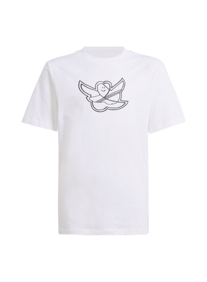 Adidas GRAPHIC TEE White Originals Kids T-SHIRTS - Image 1