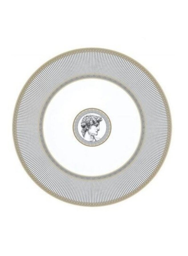 High-Quality Porcelain Cake Serving Set White and Black 32cm R1112#PALL