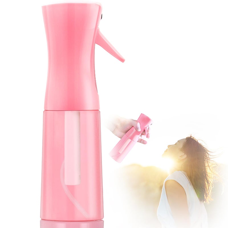 Leaflai Spray bottles, Spray Water Bottle Fine Mist Refillable, Continuous Spray Bottle for Hair, Skin Care, Planting, Showering Pets, Travel, Cleaning & Home (Pink) - Image 1