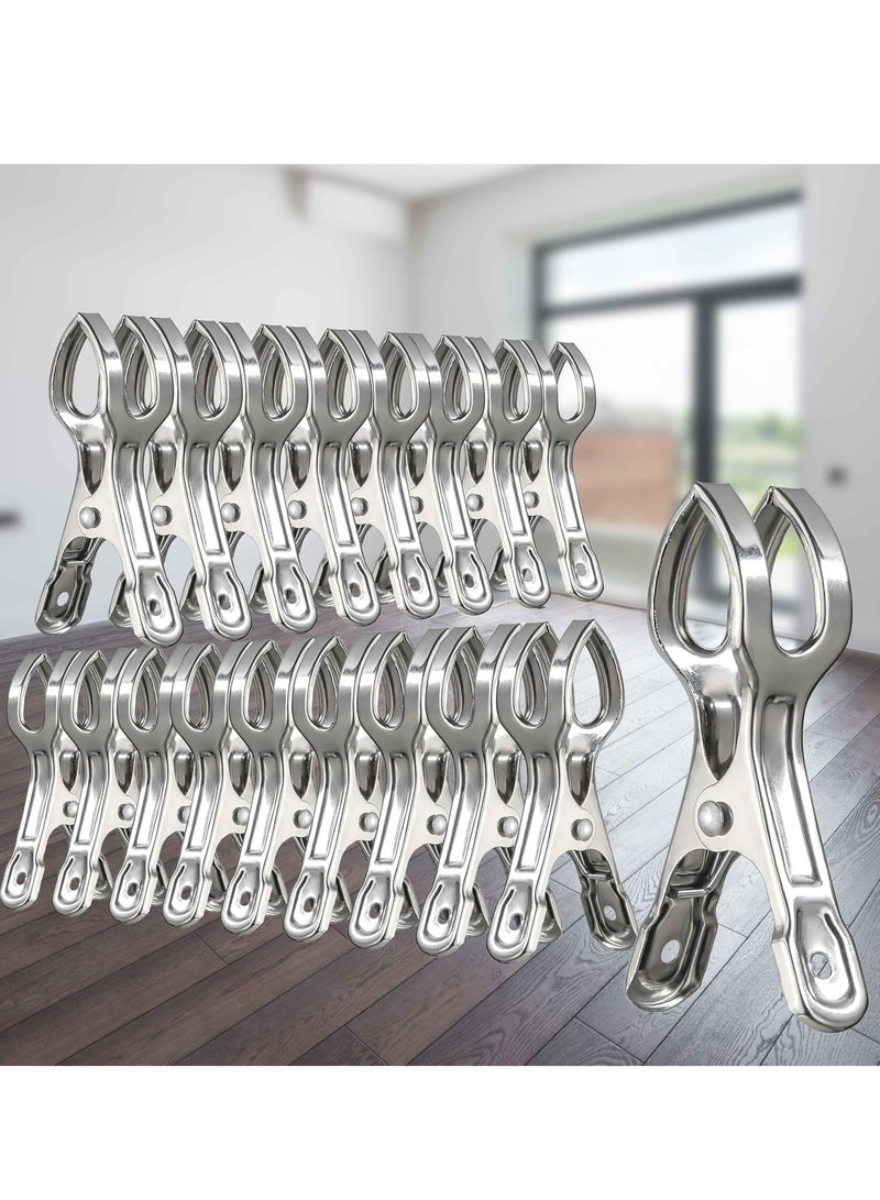 Oasisgalore 18 Packs Beach Towel Clips Pool Cover Beach Chair Clips Clothespins Peg Clamps for Chairs,Cruise,Boat - Image 5
