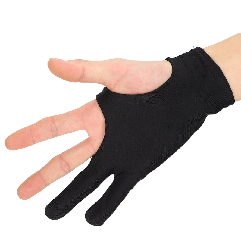 2‑Finger Painting Gloves Sketch Writing Electronic Screen Anti Mistouch Fouling Sweat DirtyM - Image 3
