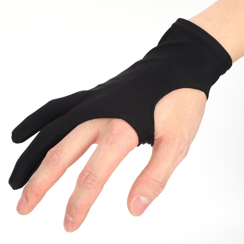 2‑Finger Painting Gloves Sketch Writing Electronic Screen Anti Mistouch Fouling Sweat DirtyM - Image 5