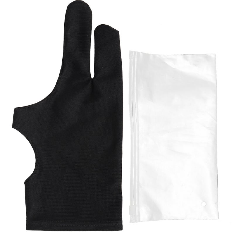 2‑Finger Painting Gloves Sketch Writing Electronic Screen Anti Mistouch Fouling Sweat DirtyM - Image 1