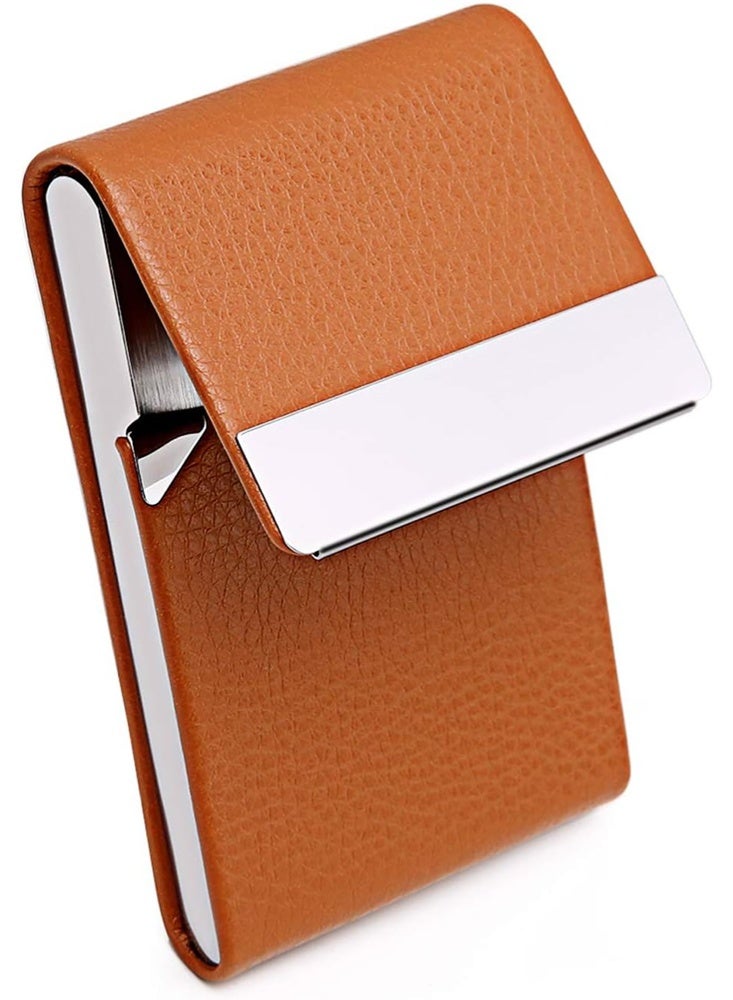 JOYBOS صندوق معدني لبطاقات العمل، حامل بطاقات عمل رفيع للغاية، مشبك حقيبة بطاقات، حامل بطاقات عمل احترافي مع إغلاق مغناطيسي - Image 5