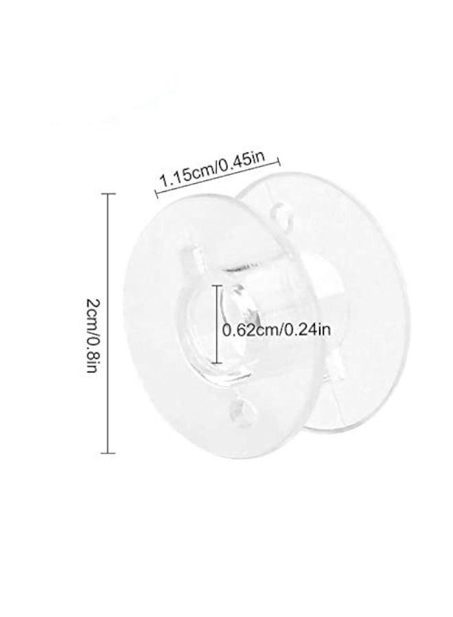 Hemline 3-Piece Standard Plastic Bobbins Fits Most Makes And Models of Front Loading Machines - Image 2