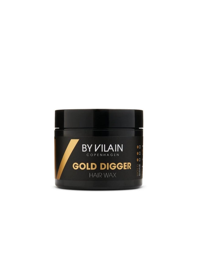 By Vilain By Vilain Gold Digger Hair Wax - Super Strong Hold Matte Finish Clean Cut Look Long Lasting Hair Pomade Easy to Style for Fullness & Texture Smoothing & Slick Hair Molding Wax Paste Gel for Men 65ml  - Image 1