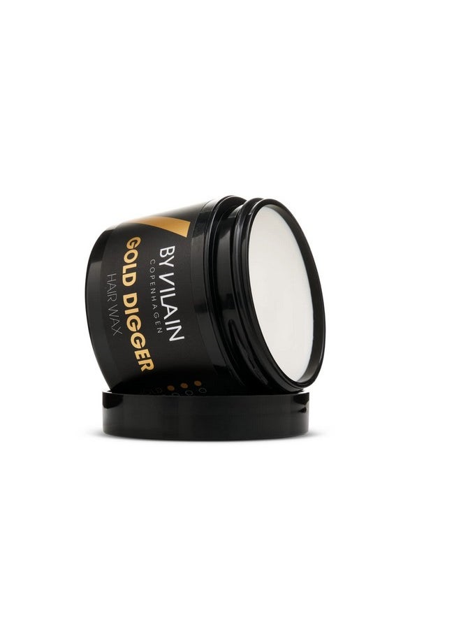 By Vilain By Vilain Gold Digger Hair Wax - Super Strong Hold Matte Finish Clean Cut Look Long Lasting Hair Pomade Easy to Style for Fullness & Texture Smoothing & Slick Hair Molding Wax Paste Gel for Men 65ml  - Image 5
